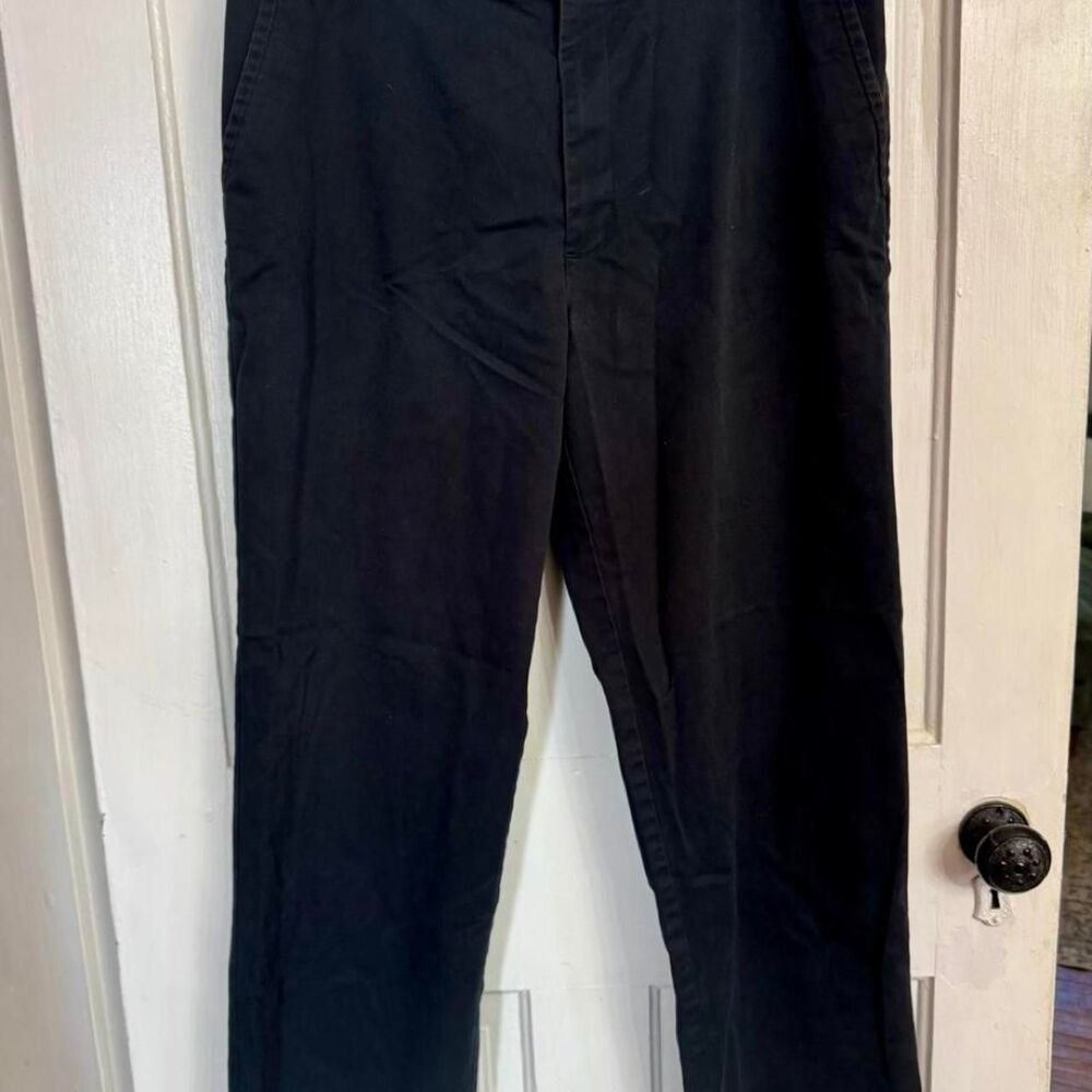 Dockers Men's Black and Grey Trousers